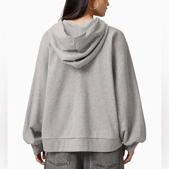 NWOT AllSaints Grey Artia Hoodie Size Small - Picture 3 of 15